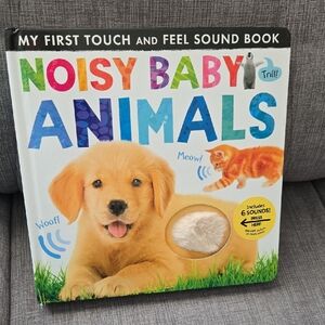 Noisy Baby Animals Touch & Feel Sound Book - Yellow Puppy